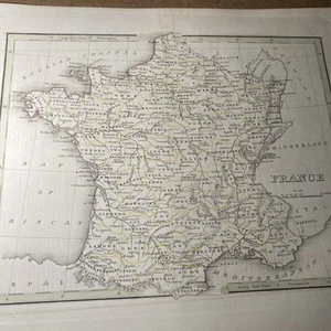 Antica mappa della Francia - Foto 1 di 11