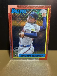2025 Topps Chrome - 1990 Topps Silver Pack #T90C-3 Hurston Waldrep (RC) - Foto 1 di 2