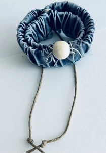Cuello de mezclilla de ganso porche accesorio hecho a mano para ganso de plástico 23 - Imagen 1 de 5