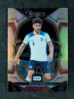 2022-23 Panini Select FIFA DECLAN RICE Silver Prizm SP Terrace England #11 - Image 1 of 3
