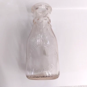 Vintage Willowdale DAIRY Jordan NY Glass Milk Bottle EMBOSSED Pint 1940's - Picture 1 of 6