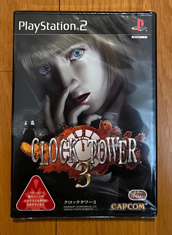 Clock Tower 3 III Black Label PlayStation 2 Ps2 EX NM Complete -w