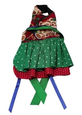 Vestido de Diseñadora LINDA HIGGINS Alta Costura Elegante Diseño de Perrito Pequeño Multicolor para Perro Foto 1 de 3