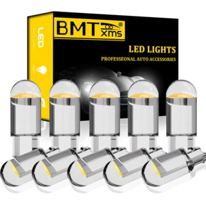 10 x White LED T10 194 168 158 Interior Car Map Trunk License Plate Light Bulbs - Picture 1 of 6