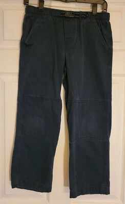 Pantalones de escalador Land’s End para niños 10H - clásicos azul marino - rodillas reforzadas Foto 1 de 4