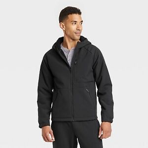 Men's High Pile Fleece Jacket - All in Motion Black M