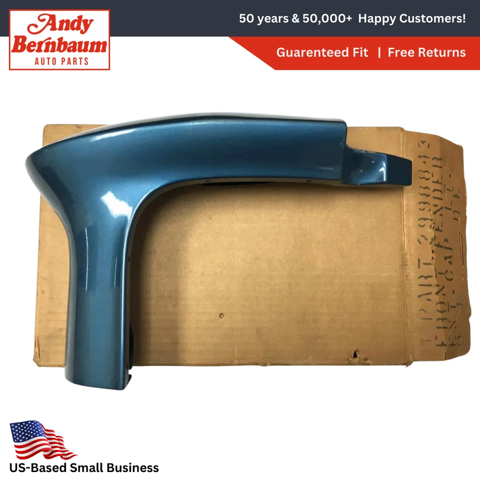 Dodge Polara Monaco 1969 lado del conductor izquierdo guardabarros extensión moldura 2998843 nuevo en stock Foto 1 de 4