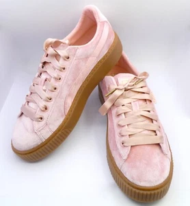 PUMA BASKET PLATFORM VS 366721-02 DAMEN MÄDCHEN SNEAKER LEDER KNÖCHEL FREIZEIT- - Bild 1 von 11