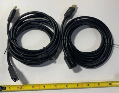 Amazon Basics USB-A 3.0 Extension Cable, 4.8Gbps High-Speed, Male to Female Gold - Image 1 of 4