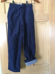 NWT Gymboree Boys Pull on Pants Navy Blue Jersey Lined Gymster Outlet 5 - Picture 1 of 1