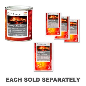 Non-Flammable Non-Toxic Non-Corrosive RubbedIn Soot Loose Chimney & Flue Cleaner - Picture 1 of 6