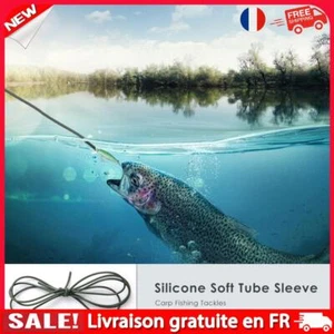 Manchon de Tube en Silicone souple pour matériel de pêche à la carpe, 1m, DIY (v - Photo 1/7