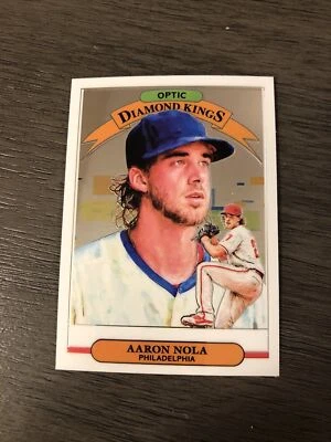 2019 Donruss Optic-Diamond Kings-Aaron Nola-#18-Mint - Image 1 of 2
