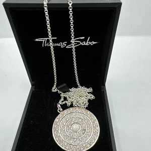 Thomas Sabo Kette 925 Silber Anhänger,70 Cm Lang,Tolles Design,##R13## - Bild 1 von 6