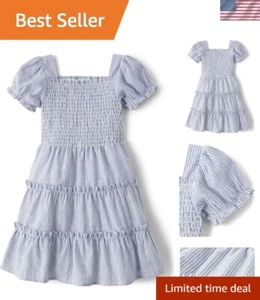 Girls' and Toddler Linen Summer Dresses - Picture 1 of 7
