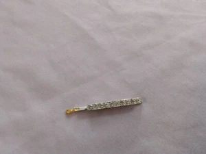 Vintage Hair Bobby Pin Rhinestone Accents Elegant & Stylish Accessory - Picture 1 of 3