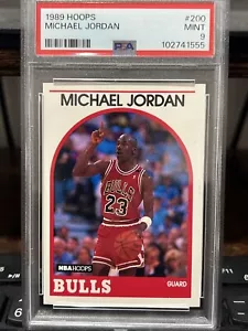 1989-90 NBA Hoops - #200 Michael Jordan PSA 9 - Bild 1 von 7
