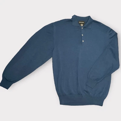 Suéter De Colección Conte di Milano Para Hombres XL Lana Tejido Cuello Pullover Dinero Antiguo Foto 1 de 4
