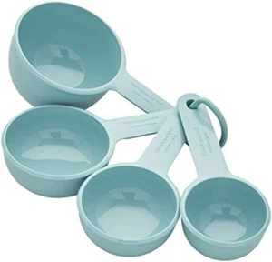 Kitchenaid Measuring Cups, Set of 4, Aqua Sky - Picture 1 of 7