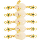  5 Pcs Schmuckzubehör Jade-Kaninchen-Anhänger Ostegeschenke Halskette