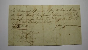 1797 Promissory Note Payable in New York Colonial Currency Note James Bogart - Picture 1 of 2