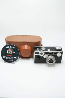 Cámara telémetro Argus C3-46118 C3 35 mm con lente Cintar 50 mm f/3,5, usada Foto 1 de 4