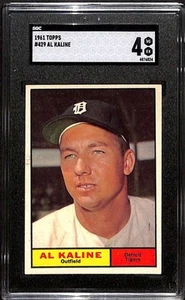 1961 Topps #429 Al Kaline HOF SGC 4 VGEX C96974 - Picture 1 of 3