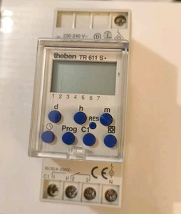 Theben TR 611 S Digitale Zeitschaltuhr Programmierbare Uhr Time Switch  - Bild 1 von 2