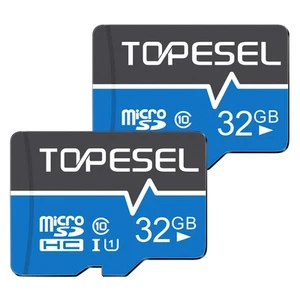TOPESEL 32GB Micro SD Card 2 Pack Memory Cards Micro SDHC UHS-I TF Card Class... - Picture 1 of 7