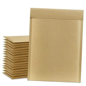 Natural Kraft Bubble Mailers 6x10 Inch 50 Pack Brown Padded 6x10" 50PC - Afbeelding 1 van 8