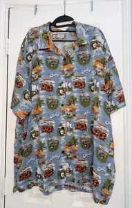 Disney Cruise Line Hemd Herren Gr. XL Castaway Cay Hawaii Button Down Viskose - Bild 1 von 4