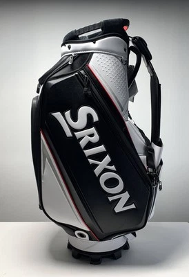 Srixon 2025 Tour Staff 包黑色 5 路分隔单带高尔夫包新品 — 第 1/4 张图片
