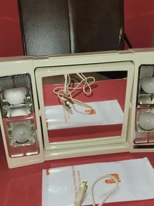 Vintage 1968 Model's Choice Faces West Inc Makeup Lighted Mirror  - Picture 1 of 1