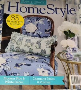 Decorating Magazine Small Space Home Style Modern Blue And White Decor, Charming - Picture 1 of 3