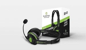 Xbox One Gaming Headset ELGETEC X0-01 Official Headphone Mic Chat Microsoft New - Picture 1 of 4