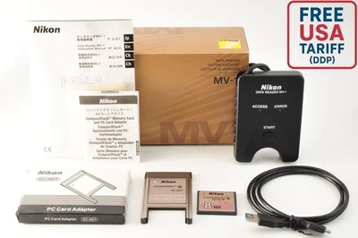 [EXCELENTE COMO NUEVO] Lector de datos Nikon MV-1 Nikon F5 F6 F100 EC-AD1 PC Adaptador JAPÓN #157 Foto 1 de 4