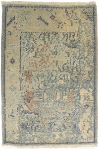 Vintage Style Distressed Heriz Rug Transitional Oriental Carpet Decor 2X3 ft - Picture 1 of 13