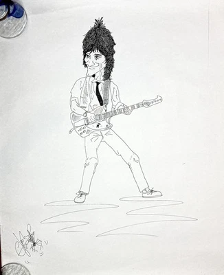 John Entwistle Art The Who Farewell Tour 2025 30”x37” MADERA DE RON con certificado de autenticidad Foto 1 de 3