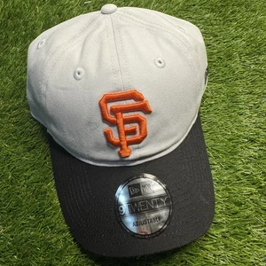 New Era San Francisco Giants 9Twenty Core Classic Rep Black/White Adjustable Hat - Picture 1 of 5