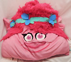 Dreamworks Trolls Jumbo Poppy Sweet Soft Plush Pillow Pink Squishy 20X24" W/ Tag