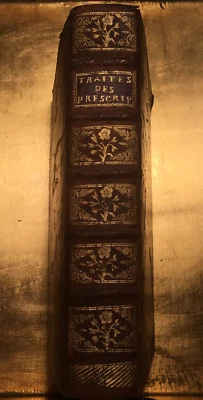 1765 TRAITES PRESCRIPTIONS ALIENATION BIENS EGLISE DIMES BOURGOGNE DROIT LIVRE - Photo 1/4