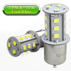 2 Pack Leisure LED RV LED Light 1156 1139 1141 1383 LED Bulb 2 Watt 300 Lumen CW - Picture 1 of 12