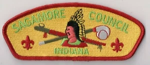 BSA, Sagamore Council S-3b CSP, Indiana, FDL rojas, respaldo de cosas Scout - Imagen 1 de 2