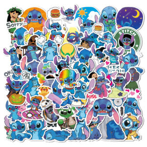 102pcs Lilo and Stitch Sticker Pack Ohana Vinyl Window Kid Cute Laptop Scrapbook