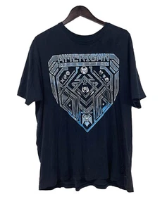 Camiseta para hombre American Fighter XXXL 3XL negra estampado a doble cara - Imagen 1 de 9