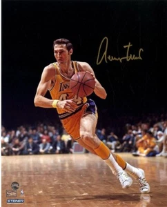Foto autografiada 8 x 10 de Jerry West Lakers #JW - Imagen 1 de 1