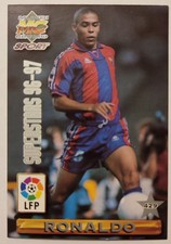 1996-97 Ronaldo Nazario Mundicromo Sport Superstars 429 RC Card Barcelona Rookie
