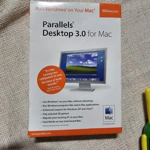 New PARALLELS DESKTOP 3.0 FOR MAC - ORIGINAL VERSION ON CD - NEW & SEALED (H) - Afbeelding 1 van 1