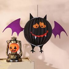 Bat Shape Spider Paper Lantern Prop Ghost Halloween Paper Pendant  Kindergarten