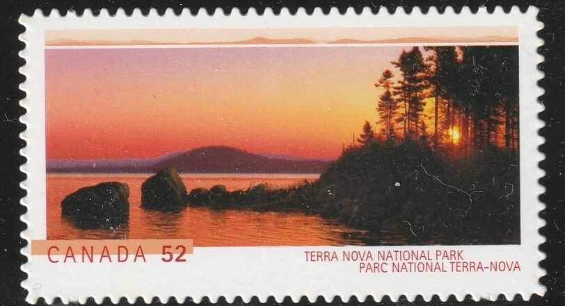 Canadá #2223i, Parques Nacionales: Terra Nova, Troquelado, MNH 2007 Foto 1 de 1